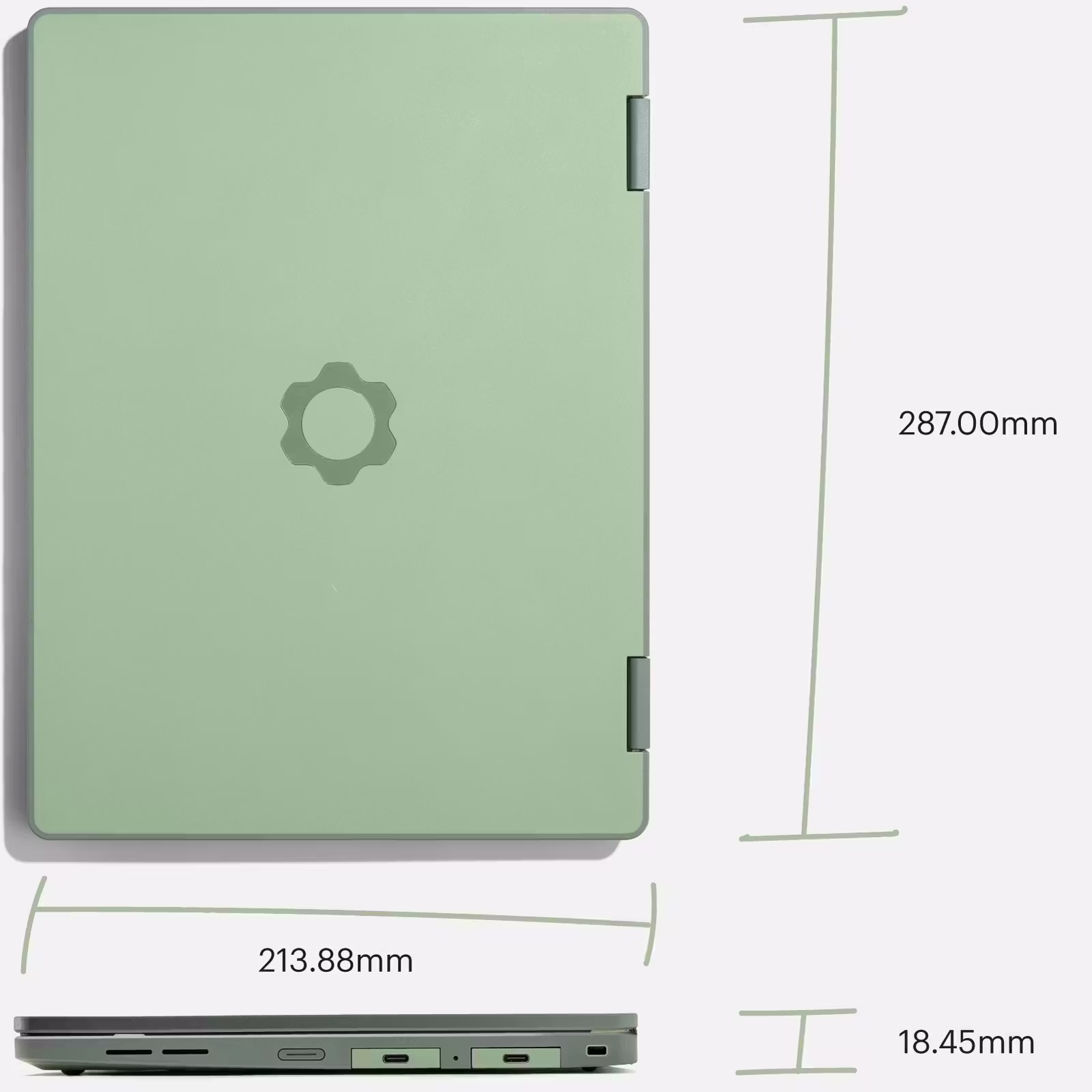 Dimensions of the Framework Laptop 12