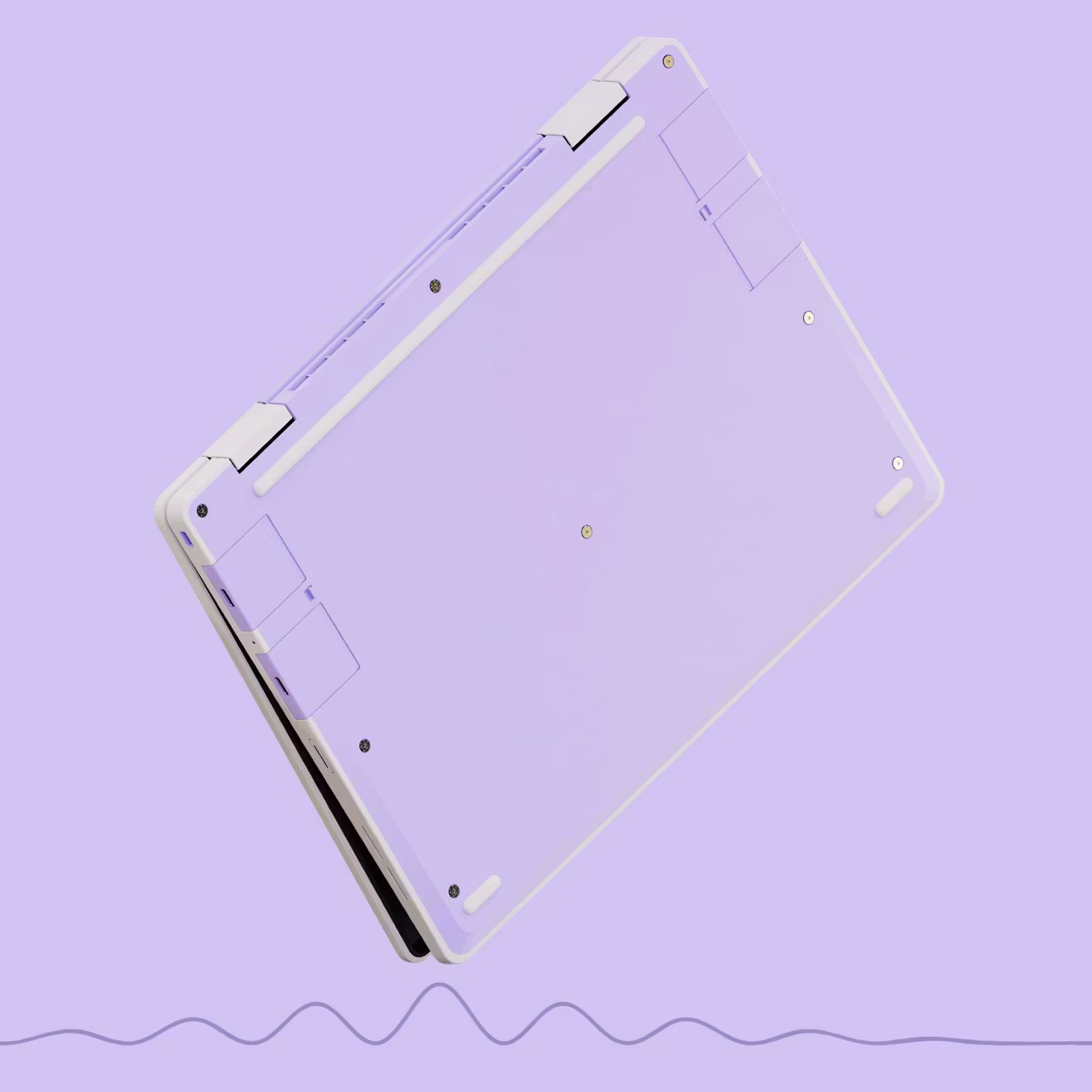 Underside of a Framework Laptop 12
