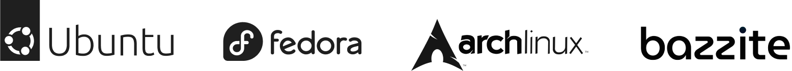 Different Linux distro logos
