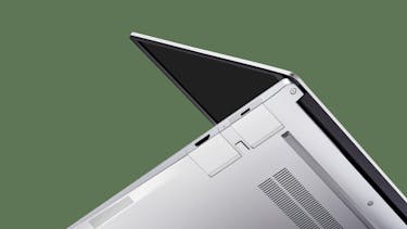 A bottom-up shot of Framework Laptop 13