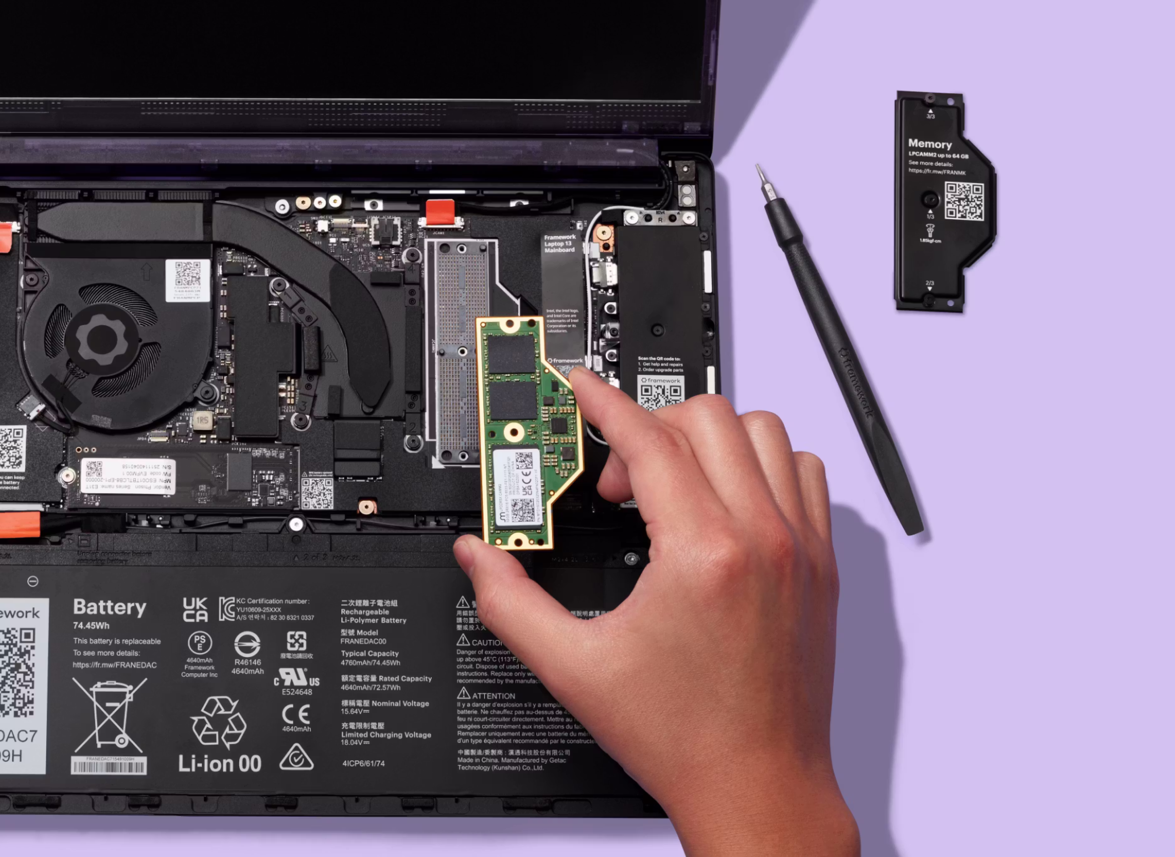LPCAMM2 upgrade Laptop 13 Pro